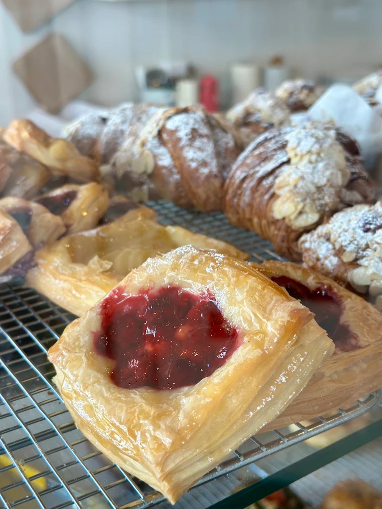 Strawberry danish pastry